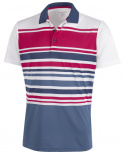 Galvin Green Piké Herr Miguel Vit/Barberry/Faded Denim
