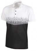 Galvin Green Piké Herr Moss Vit/Svart