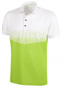 Galvin Green Piké Herr Moss Vit/Lime