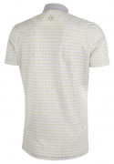 Galvin Green Piké Herr Mario Vit/Sharkskin/Lime