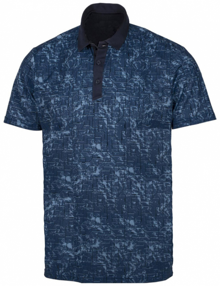 Galvin Green Piké Herr Morris V8+ Marinblå/Mörk Denim i gruppen Kläder / Herrkläder / KORTÄRMAT hos Dimbo Golf AB (2150090-36B4r)