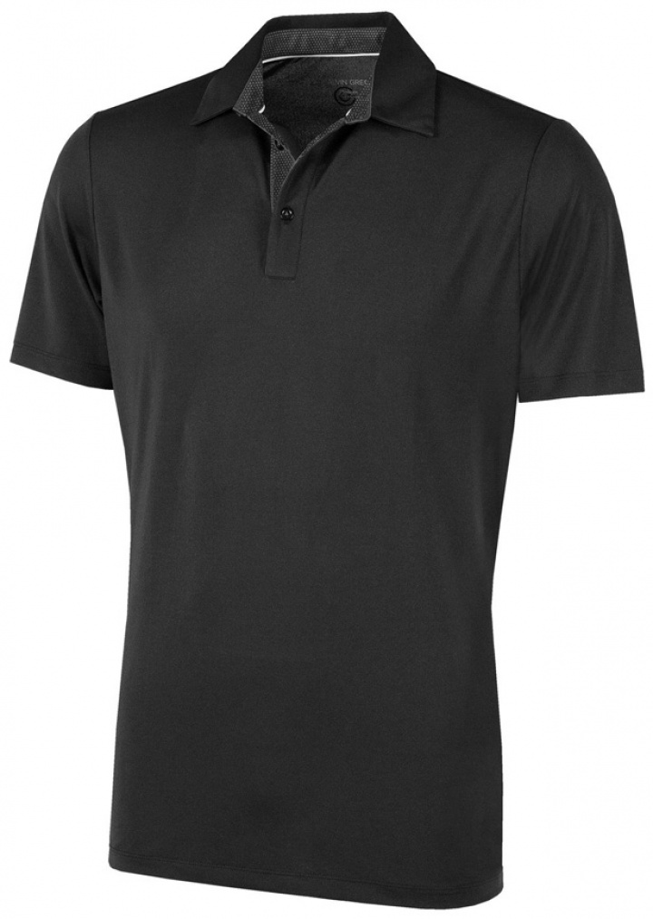 Galvin Green Piké Herr Milan Tour Edition Svart i gruppen Kläder / Herrkläder / KORTÄRMAT hos Dimbo Golf AB (2150091-77B4r)