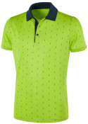 Galvin Green Piké Herr Mayson V8+ Lime/Marinblå