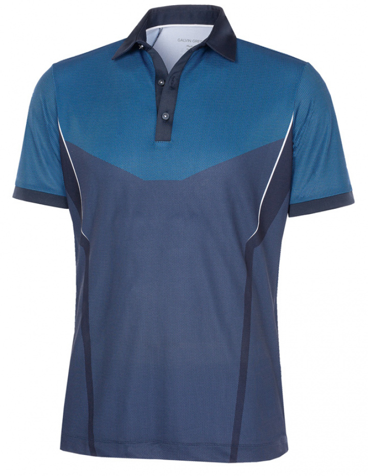 Galvin Green Piké Herr Mateus V8+ Marinblå/Blå/Vit i gruppen Kläder / Herrkläder / KORTÄRMAT / Galvin Green Pike hos Dimbo Golf AB (2150099-31B4r)