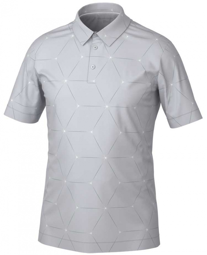 Galvin Green Piké Herr Milo V8+ Cool Grå i gruppen Kläder / Herrkläder / KORTÄRMAT hos Dimbo Golf AB (2150127-94081r)