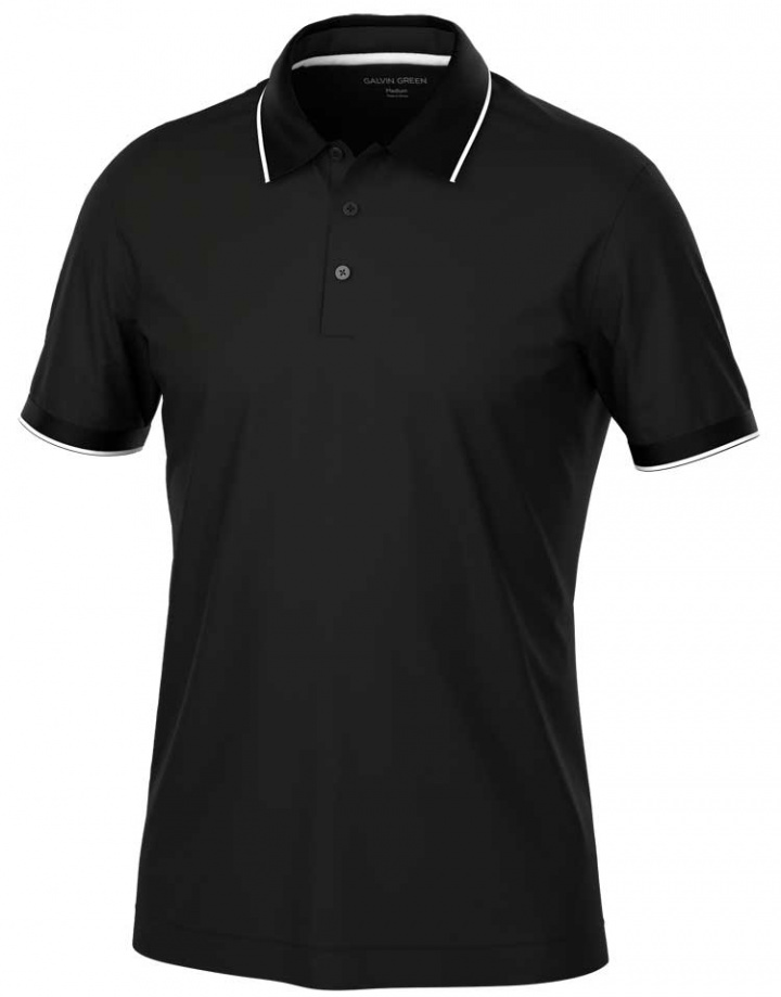 Galvin Green Piké Herr Marty V8+ Svart i gruppen Kläder / Herrkläder / KORTÄRMAT hos Dimbo Golf AB (2150137-94031r)