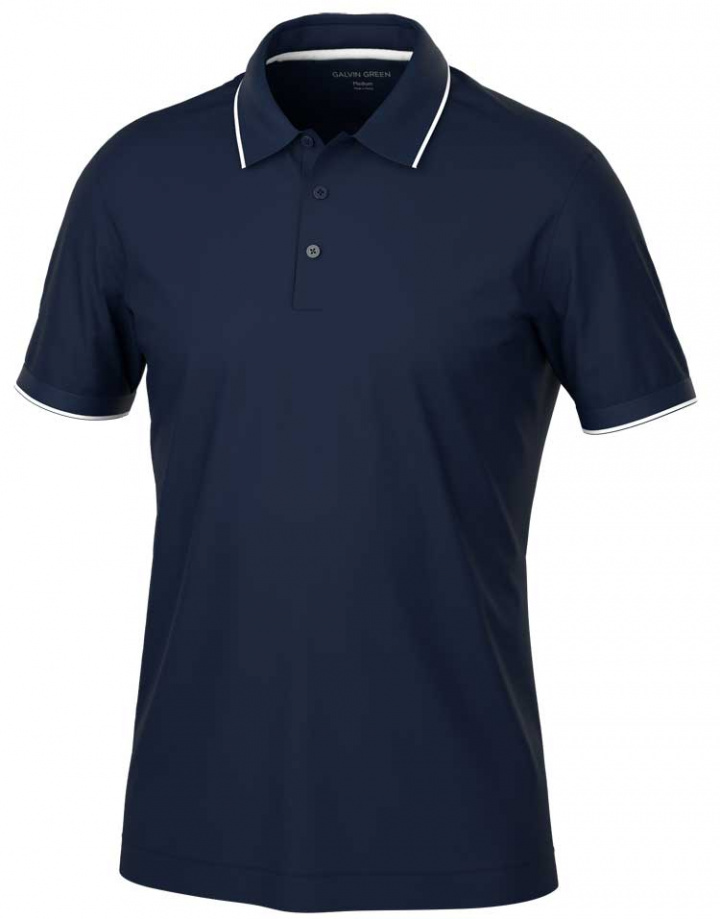 Galvin Green Piké Herr Marty V8+ Marinblå i gruppen Kläder / Herrkläder / KORTÄRMAT hos Dimbo Golf AB (2150137-94051r)