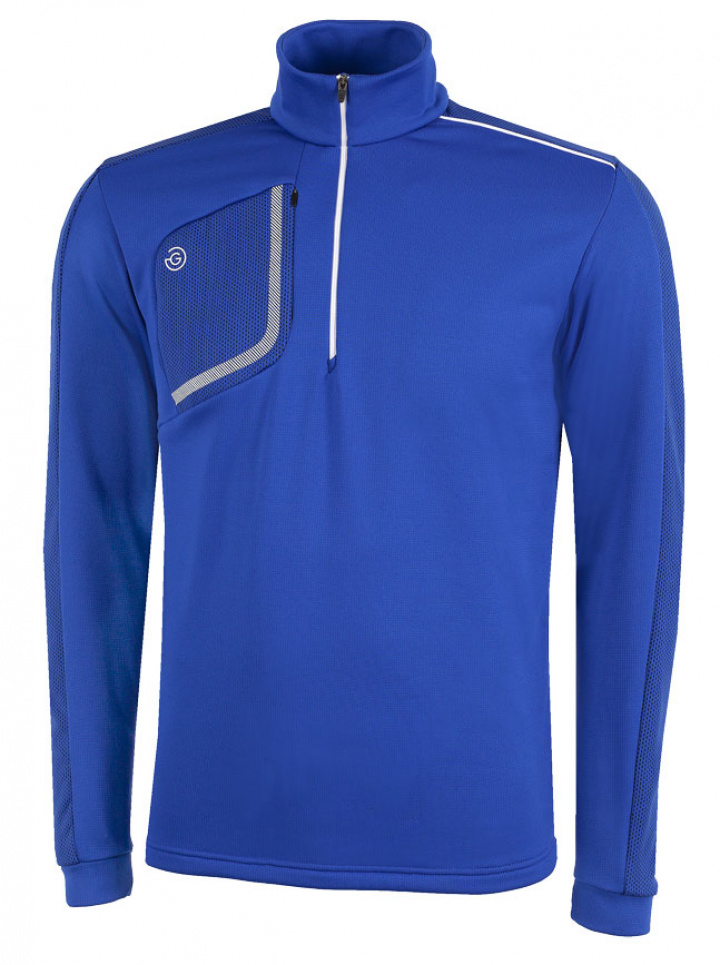 Galvin Green Insula Herr Långärm Dwight Surf Blå/Vit i gruppen Kläder / Herrkläder / LÅNGÄRMAT hos Dimbo Golf AB (2154066-61B4r)