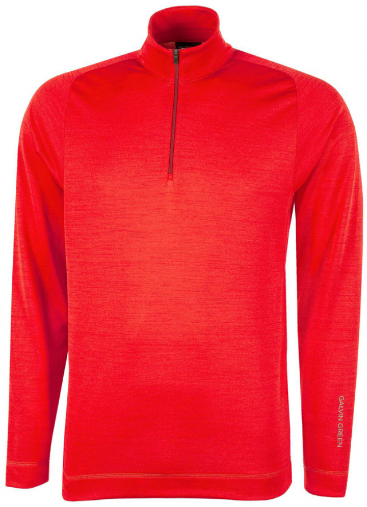 Galvin Green Insula Herr Half Zip Långärm Dixon Röd i gruppen Kläder / Herrkläder / LÅNGÄRMAT hos Dimbo Golf AB (2154068-22B4r)