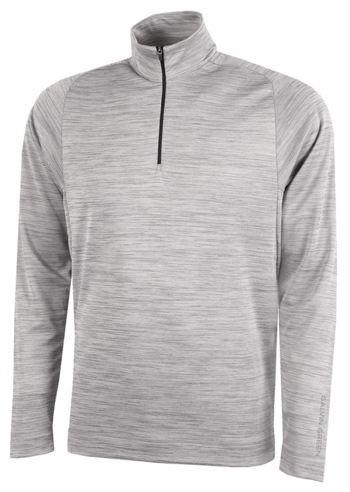 Galvin Green Insula Herr Half Zip Långärm Dixon Ljus Grå i gruppen Kläder / Herrkläder / LÅNGÄRMAT hos Dimbo Golf AB (2154068-70B4r)