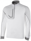 Galvin Green Insula Herr Långärm Half-Zip Daxton Vit/Cool Grå/Sharkskin