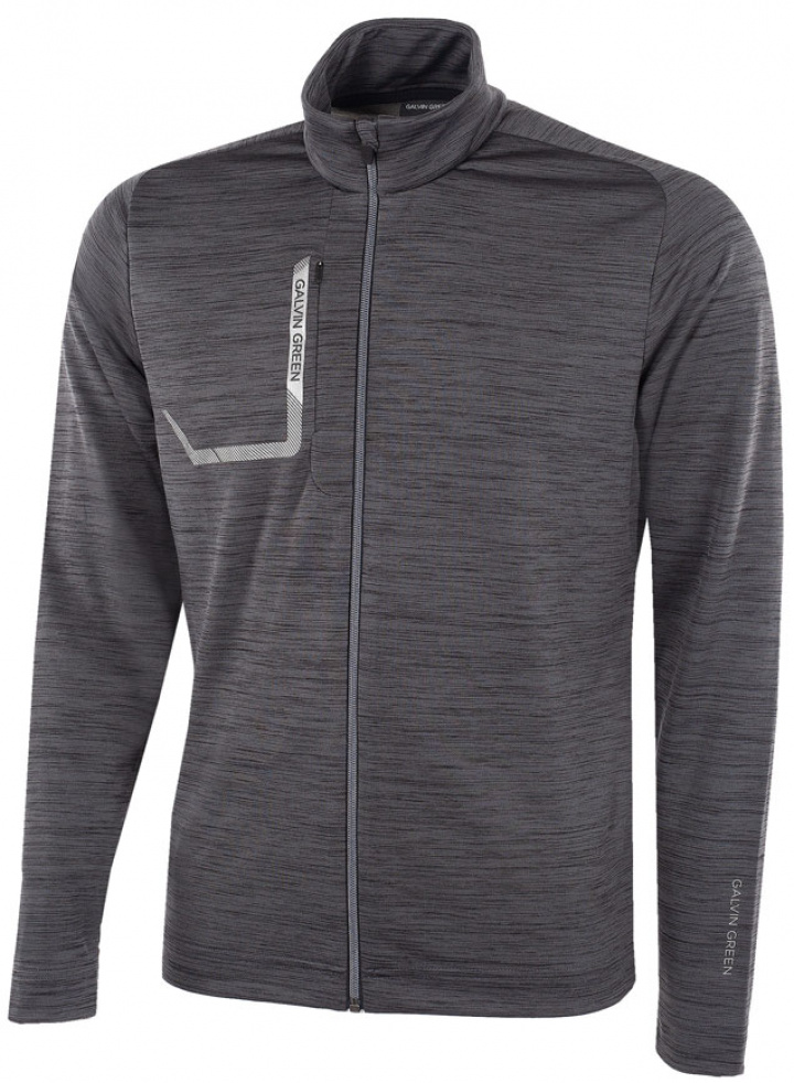 Galvin Green Insula Lite Herr Långärm Full-Zip Dennis Svart/Silver i gruppen Kläder / Herrkläder / LÅNGÄRMAT hos Dimbo Golf AB (2154080-77B4r)