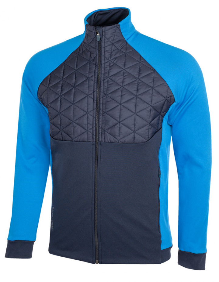 Galvin Green Insula Herr Långärm Full-Zip Dexter Marinblå i gruppen Kläder / Herrkläder / LÅNGÄRMAT hos Dimbo Golf AB (2154081-33B4r)