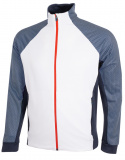 Galvin Green Insula Herr Långärm Full-Zip Donald Vit/Marinblå/Orange