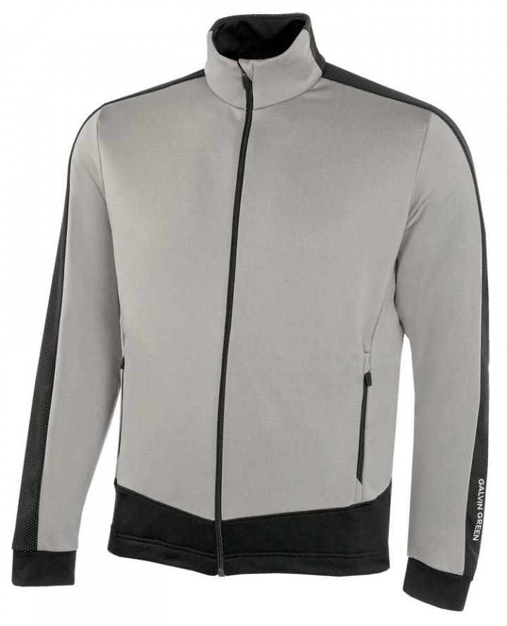 Galvin Green Insula Herr Långärm Dawson Sharkskin/Svart i gruppen Kläder / Herrkläder / LÅNGÄRMAT hos Dimbo Golf AB (2154086-90931r)