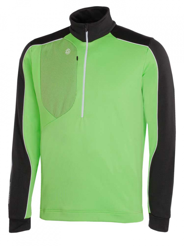 Galvin Green Insula Half Zip Herr Långärm Dave Fresh Grön/Svart i gruppen Kläder / Herrkläder / LÅNGÄRMAT hos Dimbo Golf AB (2154087-88371r)