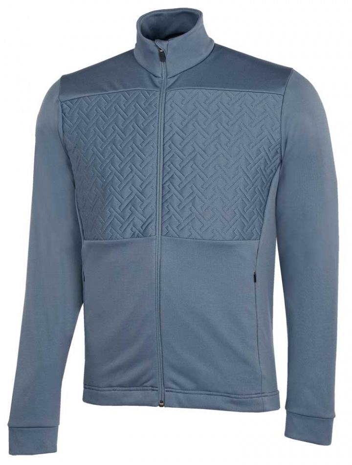 Galvin Green Insula Full Zip Herr Långärm Darth Moonlight Blå i gruppen Kläder / Herrkläder / LÅNGÄRMAT hos Dimbo Golf AB (2154094-88401r)