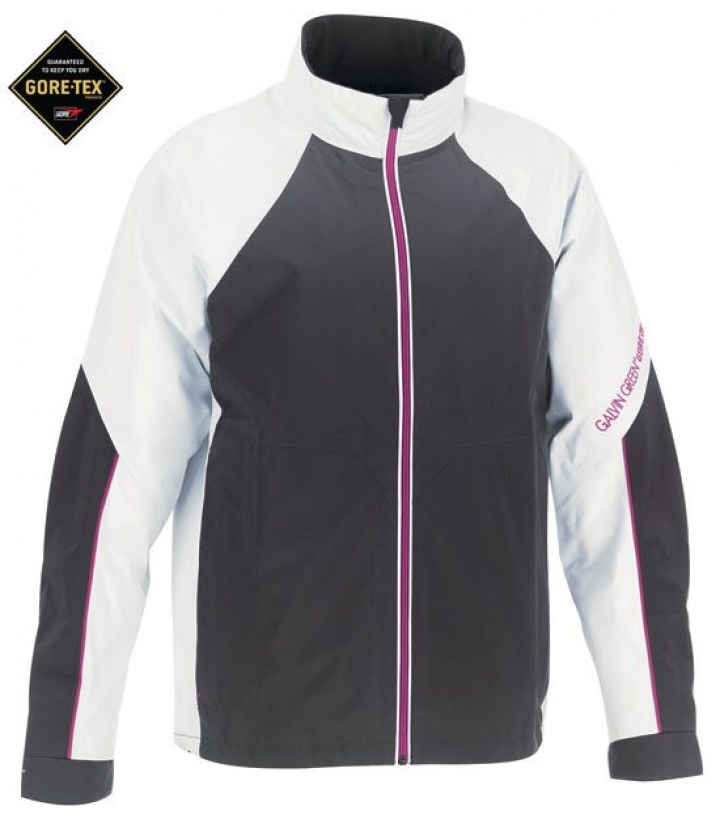 Galvin Green Regnjacka Gore-Tex Herr Amos Vit/Gunmetal/Grape i gruppen Kläder / Herrkläder / REGNJACKOR / Galvin Green Regnjacka hos Dimbo Golf AB (2156080-71B4r)