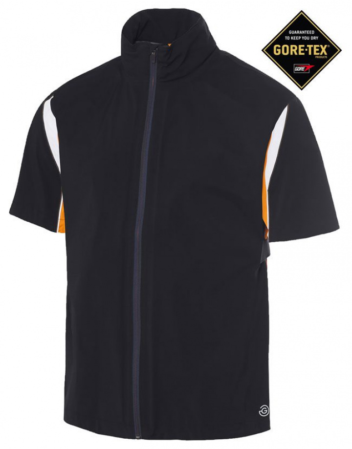 Galvin Green Gore-Tex Herr Paclite Stretch Kortärm Ali Svart i gruppen Kläder / Herrkläder / REGNJACKOR hos Dimbo Golf AB (2156110-75B4r)