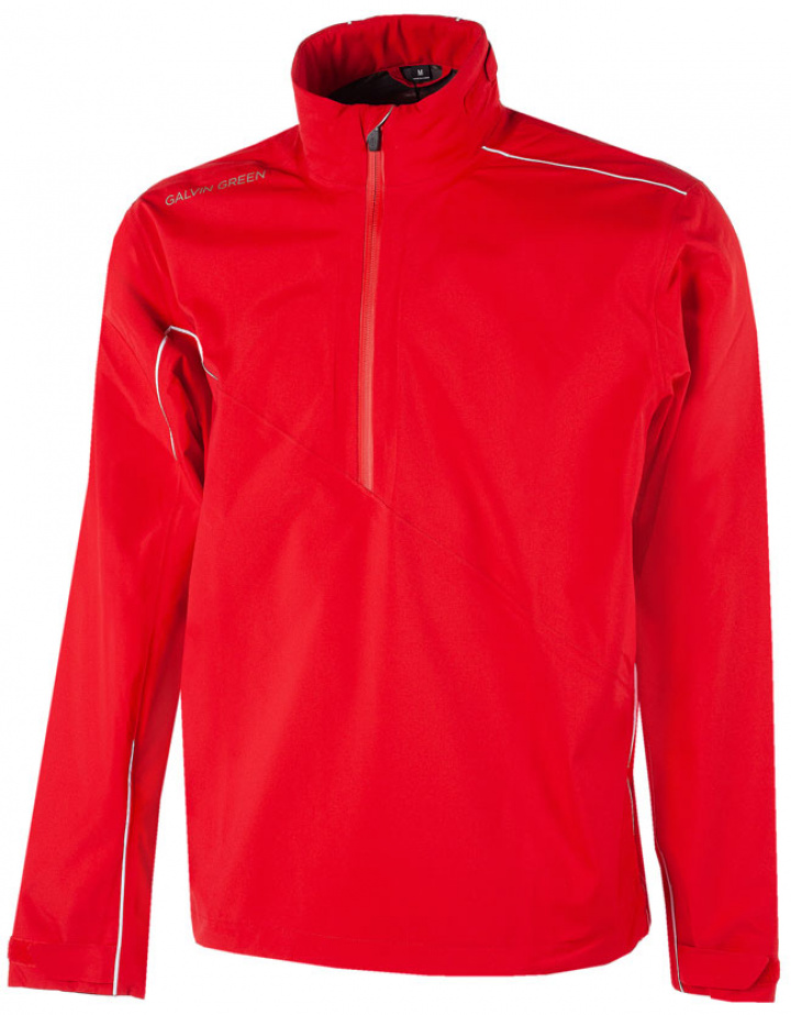 Galvin Green Gore-Tex Herr Paclite Stretch Jacka Half-Zip Aden Röd/Vit i gruppen Kläder / Herrkläder / REGNJACKOR hos Dimbo Golf AB (2156128-21B4r)