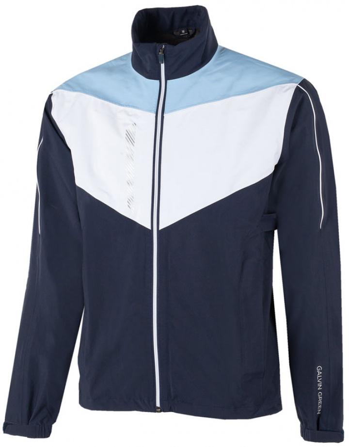 Galvin Green Gore-Tex Herr Paclite Stretch Jacka Full-Zip Armstrong Marinblå/Vit/Blåklocka i gruppen Kläder / Herrkläder / REGNJACKOR hos Dimbo Golf AB (2156132-36B4r)