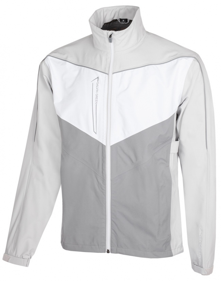 Galvin Green Regnjacka Gore-Tex Herr Paclite Stretch Full-Zip Armstrong Cool Grå/Sharkskin/Vit i gruppen Kläder / Herrkläder / REGNJACKOR / Galvin Green Regnjacka hos Dimbo Golf AB (2156132-70B4r)