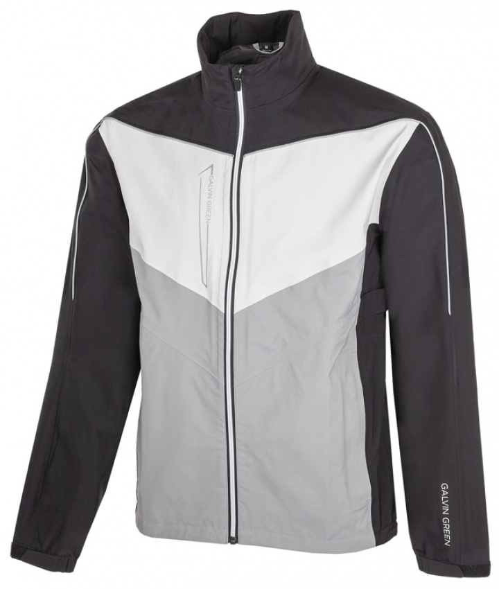 Galvin Green Regnjacka Gore-Tex Herr Paclite Stretch Full-Zip Armstrong Svart/Sharkskin/Cool Grå i gruppen Kläder / Herrkläder / REGNJACKOR / Galvin Green Regnjacka hos Dimbo Golf AB (2156132-72B4r)