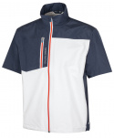 Galvin Green Kortärmad Regnjacka Gore-Tex Herr Paclite Stretch Full-Zip Axl Vit/Marinblå/Orange