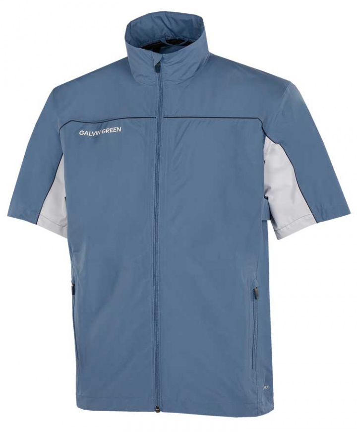 Galvin Green Pertex Kortärmad Regnjacka Air Moonlight Blå/Vit i gruppen Kläder / Herrkläder / REGNJACKOR hos Dimbo Golf AB (2156145-88392r)