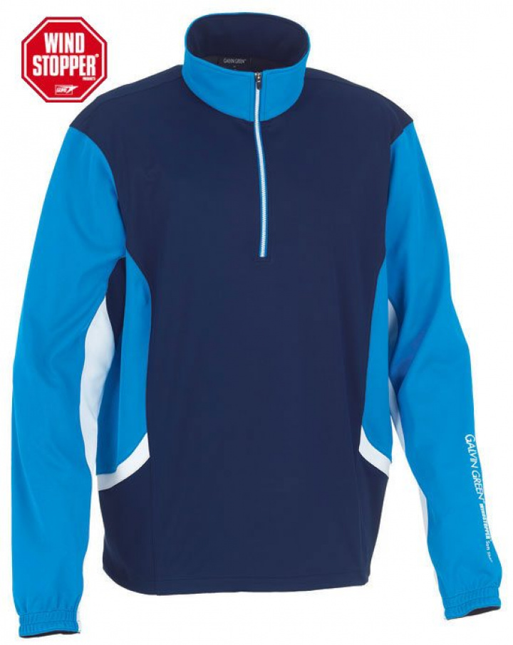 Galvin Green Anorak Gore Windstopper Herr Softshell Lättvikt Brett Blå/Blå/Vit i gruppen Kläder / Herrkläder / VINDPLAGG / Galvin Green Vindjacka hos Dimbo Golf AB (2162038-36B4r)