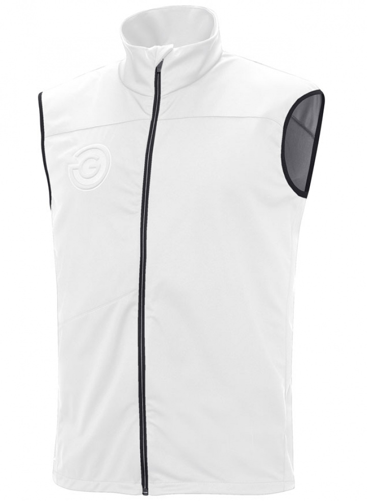 Galvin Green Interface-1 Herr Väst Lazer Vit i gruppen Golfkläder / Herrkläder / Golfväst herr hos Dimbo Golf AB (2162067-11B4r)