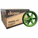 Clicgear Hjulsats M1.0-4.0 Limegrön/Svart