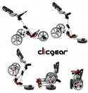 Clicgear Golfvagn 3-hjuling 3.5+ Grå Matt