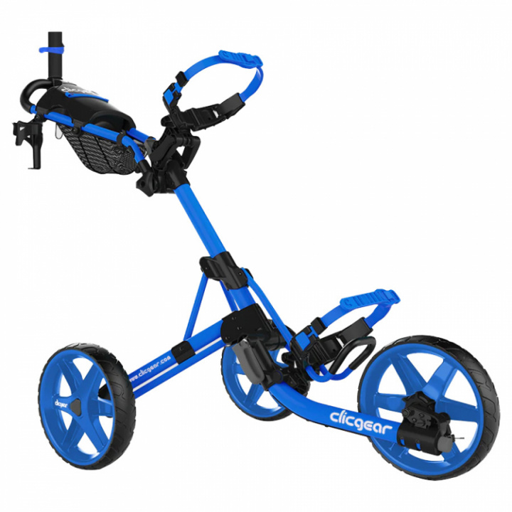 Clicgear Golfvagn 3-hjuling 4.0 Matt Blå i gruppen Vagnar / Alla Golfvagnar / Clicgear Golfvagn hos Dimbo Golf AB (2483005-022793)