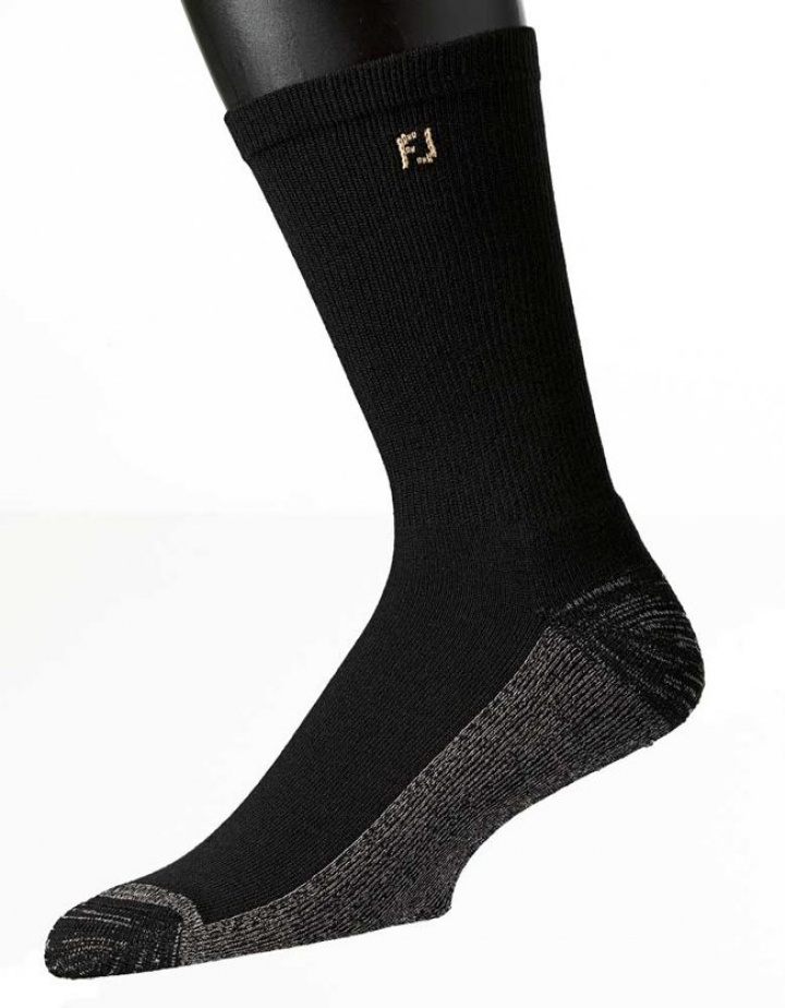 FootJoy Strumpa Herr ProDry Crew 16008 Svart 39-46 i gruppen Kläder / Accessoarer / STRUMPOR hos Dimbo Golf AB (2508015-90)