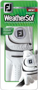 FootJoy Golfhandske Dam Par WeatherSof Vit