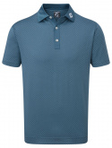 FootJoy Piké Diamond Dot Print Lisle 88366 Bläck/Vit