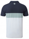 FootJoy Piké Color Block 88419 Marinblå/Vit/Salvia