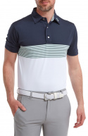 FootJoy Piké Color Block 88419 Marinblå/Vit/Salvia