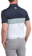FootJoy Piké Color Block 88419 Marinblå/Vit/Salvia