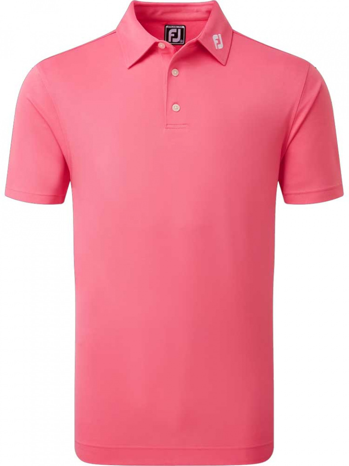 FootJoy Piké Stretch Solid 80133 Vattenmelon i gruppen Kläder / Herrkläder / KORTÄRMAT hos Dimbo Golf AB (2550013-801334r)