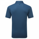 Footjoy Piké Micro Feeder Stripe Lisle - Marinblå