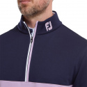 FootJoy Pullover Color Block Chill Out 88400 Marinblå/Lavendel