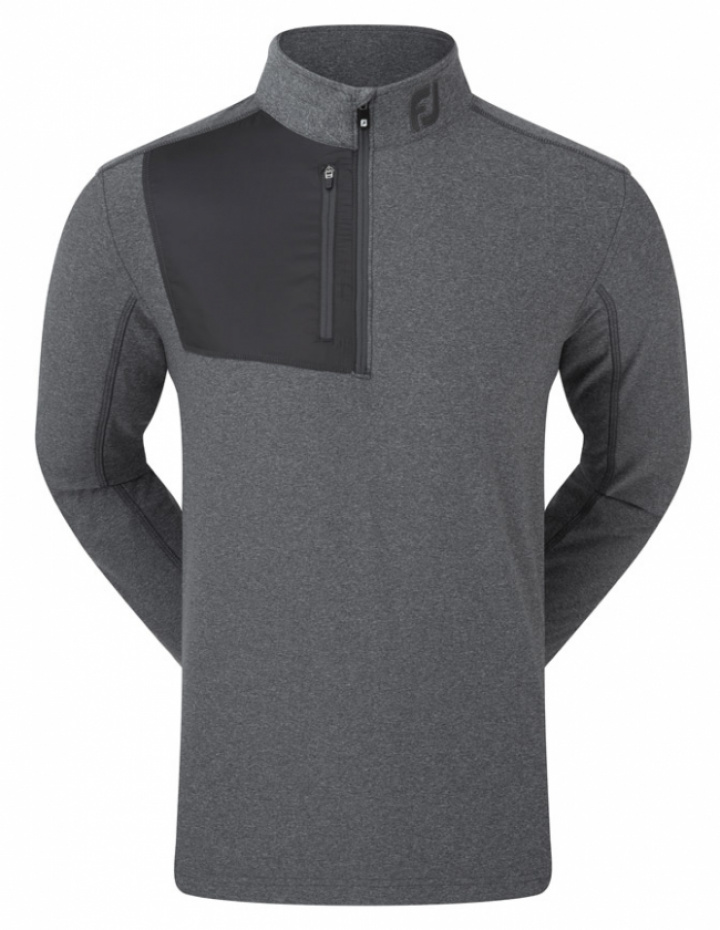 FootJoy Pullover Heather Chill-Out XP 88833 Kolgrå i gruppen Kläder / Herrkläder / LÅNGÄRMAT hos Dimbo Golf AB (2554013-888334r)