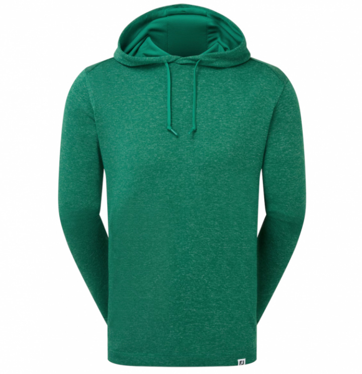 FootJoy Lightweight Hoodie 80156 - Field Grön i gruppen Kläder / Herrkläder / LÅNGÄRMAT hos Dimbo Golf AB (2554016-393614r)