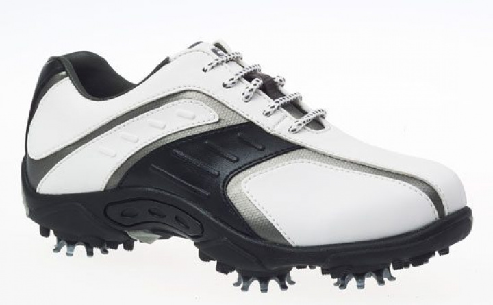 FootJoy Golfsko Junior 45017 Vit/Svart/Silver 34 i gruppen Rea / Rea Golfskor / Junior hos Dimbo Golf AB (2578002-340)