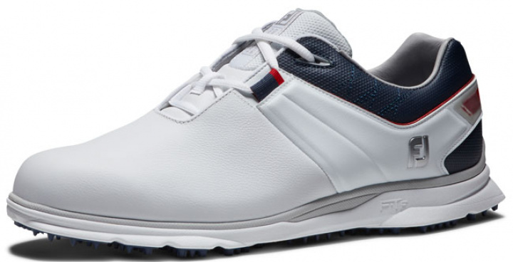 FootJoy Golfsko Herr Pro SL 53074w Vit/Marinblå/Röd i gruppen Skor / FootJoy Golfskor hos Dimbo Golf AB (2579056-074w390r)