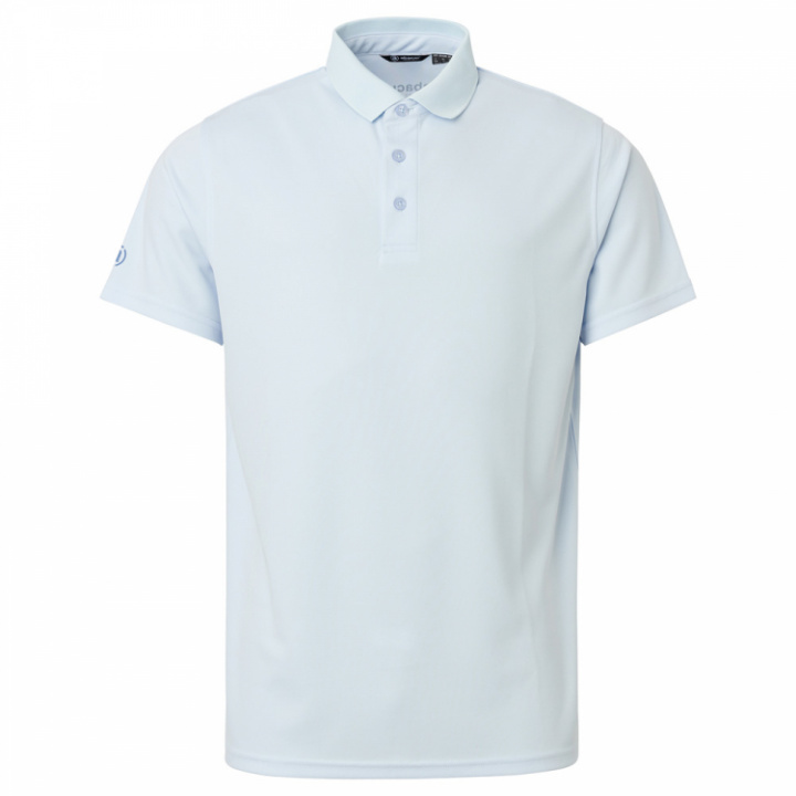 Abacus Kortärm Piké Cray Ljus Blå i gruppen Kläder / Herrkläder / KORTÄRMAT hos Dimbo Golf AB (2750001-3101r)