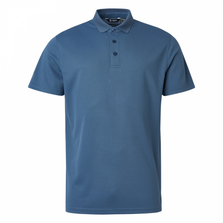 Abacus Kortärm Piké Cray Stål Blå i gruppen Kläder / Herrkläder / KORTÄRMAT hos Dimbo Golf AB (2750001-3111r)