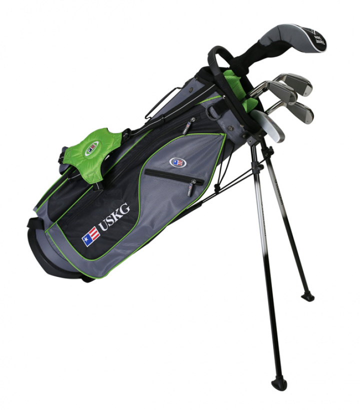 U.S.Kids Juniorset Höger 137-152 cm Grå/Svart/Grön i gruppen Golfklubbor / Juniorklubbor / Golfset Junior hos Dimbo Golf AB (2873018-119299)
